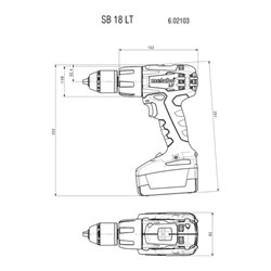 Metabo Akku-Schlagbohrschrauber SB 18 LT metaBOX 145