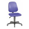 bimos Arbeitsdrehstuhl Unitec mit Rollen und Stoff blau Sitzhöhe 440-620 mm