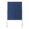 Magnetoplan Design-Moderatorentafel 'evolution plus' einteilig, Filz blau, 1200 x 1500 mm