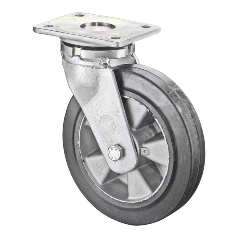 BS Rollen Schwerlastrolle RR100.B80.125 Lenkrolle, Raddurchmesser 125 mm,