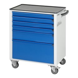 Rau Werkzeugwagen mit 4 Schubladen Metall BxTxH 700x500x860mm