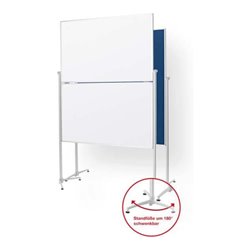 Magnetoplan Laufrolle für Vier- und Achtkantsäulen, arretierbar