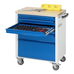 Rau Werkzeugwagen mit 6 Schubladen Buche BxTxH 700x500x860mm