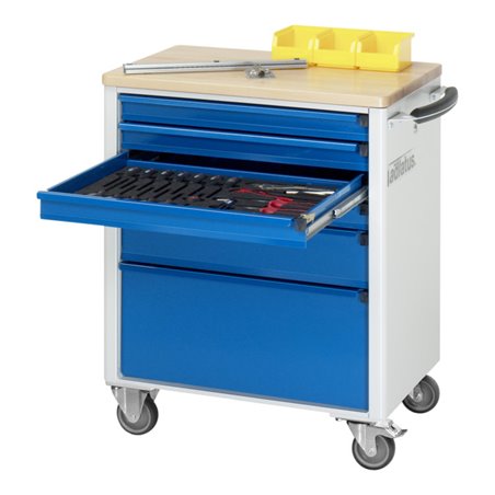Rau Werkzeugwagen mit 6 Schubladen Buche BxTxH 700x500x860mm