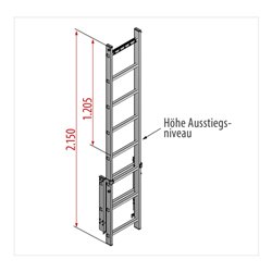 Hymer ausziehbare Einstiegshilfe