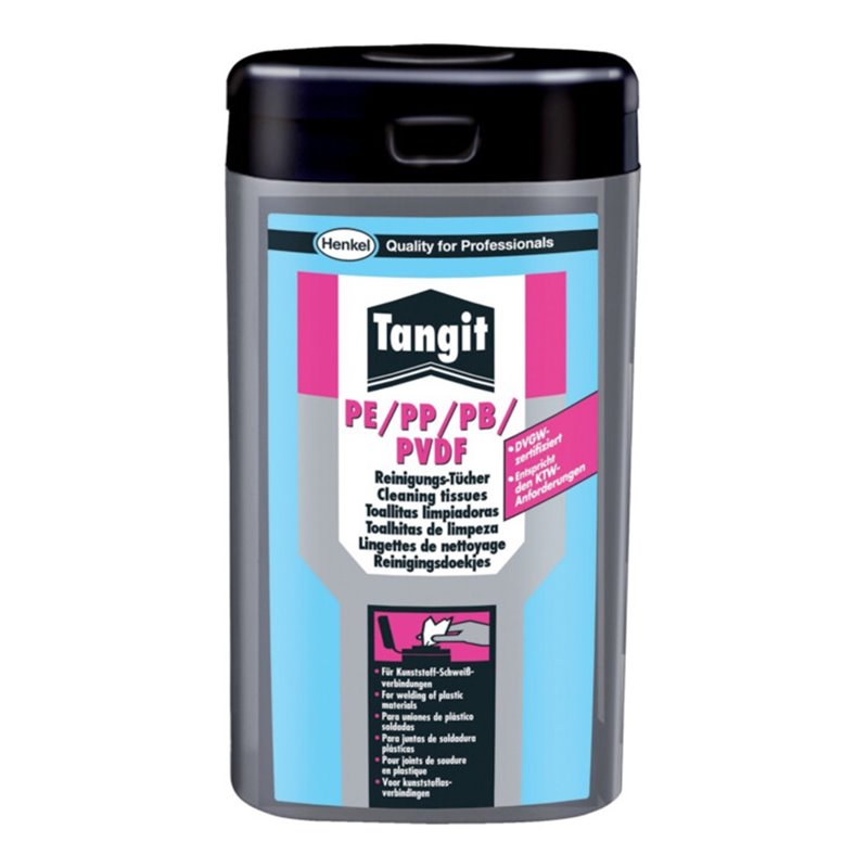 Tangit PE/PP Reinigungs- Tücher (Box a 100 Stück)