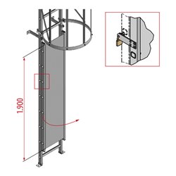 Hymer Aufstiegsperre, abschließbar