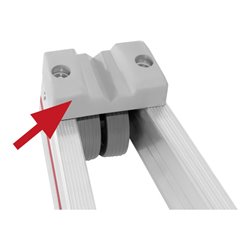 Hymer Ersatzteilset Anlegegummi für Glasreinigerleiter Oberteil