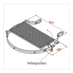 Hymer Zwischenboden, klappbar, abschließbar
