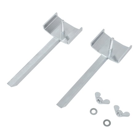 Hymer Fußspitzenset für Teleskopleitern, schwenkbar