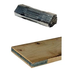 müba Bohlenbeschläge verzinkt