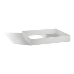 C+P Sockel für Flachablageschrank DIN A1, Höhe 100 mm Farbe Lichtgrau