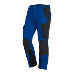 FHB FLORIAN Arbeitshose royalblau-schwarz Gr. 52
