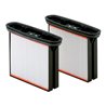 Metabo 2 Filterkassetten, aus Polyester, nanobeschichtet, für ASR25/50 L/M SC, ASR 35 L/M Autoclean/Plus 2025, ASR 2025, ASR 205