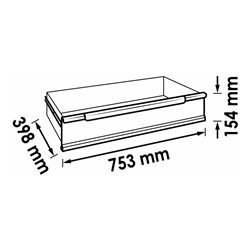VIGOR Schublade, hoch V4111