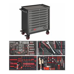 VIGOR Werkstattwagen V4542 Gesamtlänge: 907 mm Anzahl Werkzeuge: 375