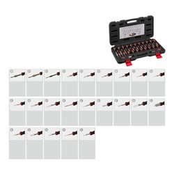 VIGOR Kabelentriegelungs-Werkzeugsatz V4451 Anzahl Werkzeuge: 23