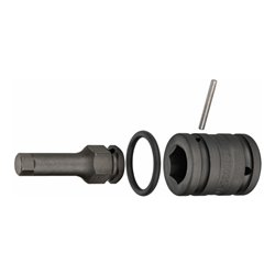 HAZET Schlag-, Maschinenschrauber-Adapter 1003S-1 Vierkant hohl 20 mm (3/4 Zoll) Innen-Sechskant Profil