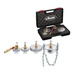 VIGOR Adapter für Bremswartungs-Systeme V4381 Anzahl Werkzeuge: 4