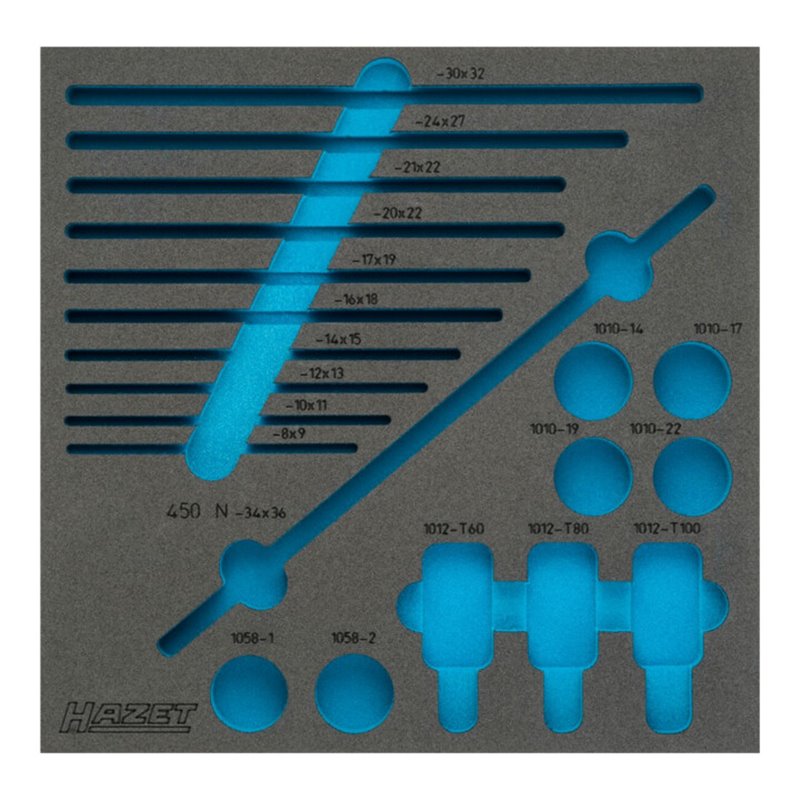 HAZET 2K-Weichschaum-Einlage 163-211L