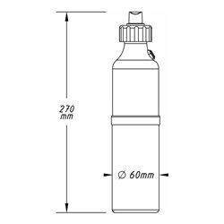 HAZET Sprühflasche, wiederbefüllbar 199-4