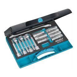 HAZET Stoßdämpfer-Werkzeug-Satz 4915/15 Vierkant hohl 12,5 mm (1/2 Zoll) Innen TX Profil, Innen-Sechskant Profil, Zapfenprofil h