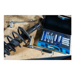 HAZET Stoßdämpfer-Werkzeug-Satz 4915/15 Vierkant hohl 12,5 mm (1/2 Zoll) Innen TX Profil, Innen-Sechskant Profil, Zapfenprofil h