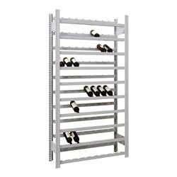 Regalwerk BERT Flaschenregal Grundfeld HxBxT 2000x1005x300mm