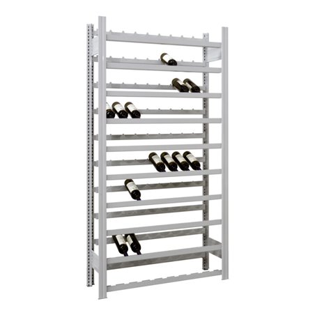 Regalwerk BERT Flaschenregal Grundfeld HxBxT 2000x1005x300mm