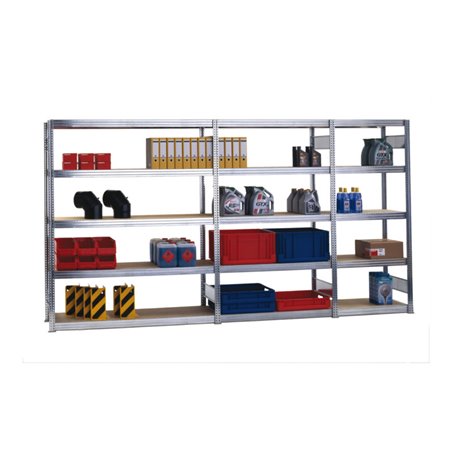 Regalwerk BERT Großfachregal Anbaufeld HxBxT 2500x875x500mm