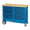 Gedore Rollwerkbank, 1,25 m breit, mit 18 Schubladen