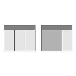 Gedore Rollwerkbank, 1,25 m breit, mit 18 Schubladen