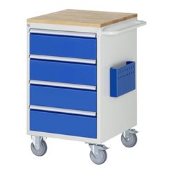 Rau Montagewagen Buche-Top 4 x Schublade-L 4x180mm BxTxH 580x650x975 mm