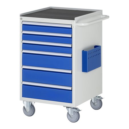 Rau Montagewagen Metall-Top 6 x Schublade-L 3x90, 3x150mm BxTxH 580x650x975 mm