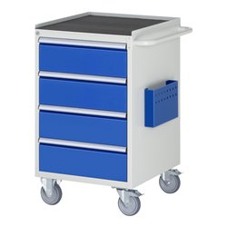 Rau Montagewagen Metall-Top 4 x Schublade-L 4x180mm BxTxH 580x650x975 mm