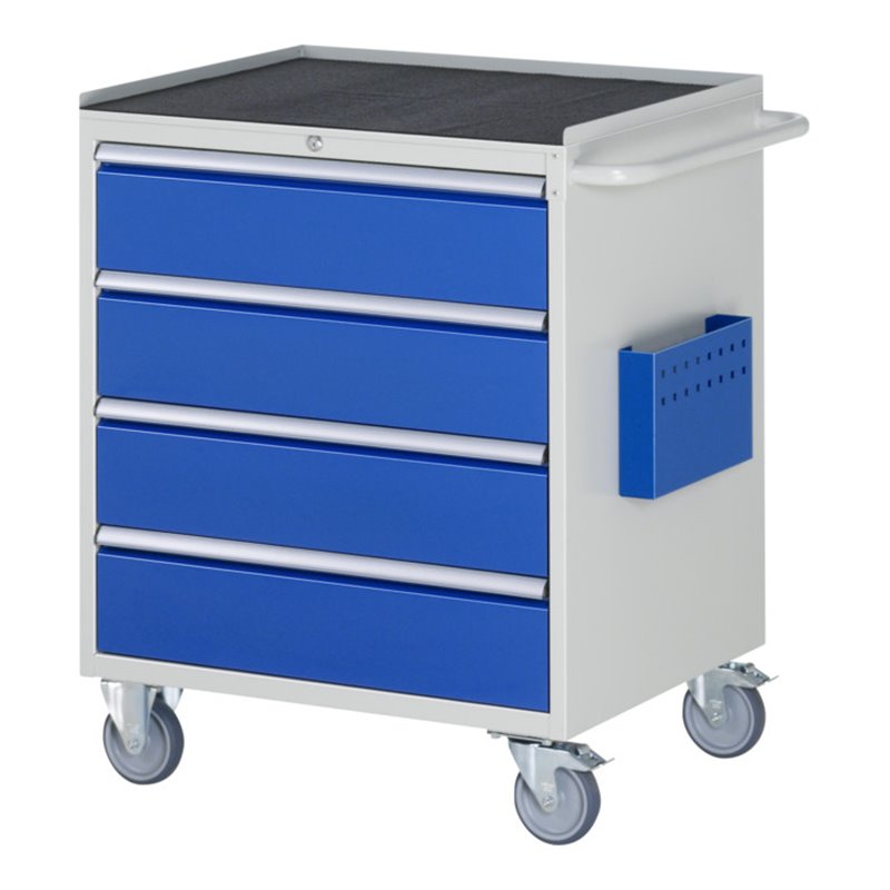 Rau Montagewagen Metall 4x Schublade 4x180mm Modell XL5.1 BxTxH 770x650x975mm