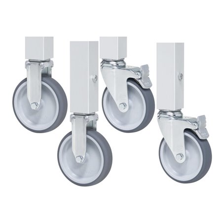 Rau Rollensatz 2 Bock- und 4 Lenkrollen