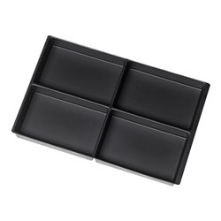 Rau Schubladen-Einteilungs-Set Schublade-E H 60-360mm Materialschale 4 Fächer