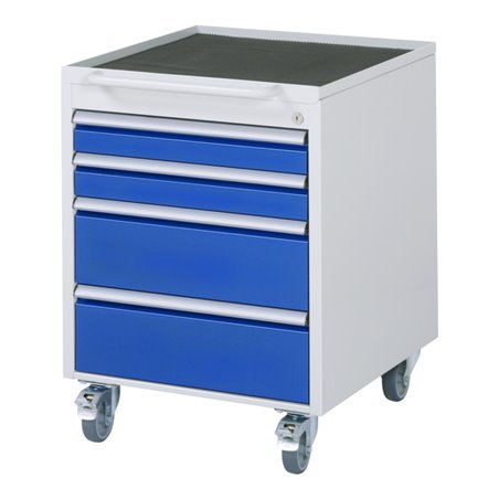 Rau Roll-Container mit 4 Schubladen-L 2x90, 2x180mm