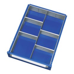 Rau Schubladen-Einteilungs-Set Schublade-E H 120-360mm 1 Trenn + 4 Steckwände