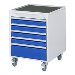 Rau Roll-Container mit 5 Schubladen-L 4x90, 1x180mm