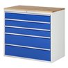 Rau Schubladenschrank Buche-Top und 5 x Schubl.-XXL 3x150 2x240mm