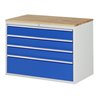 Rau Schubladenschrank Buche-Top und 4 x Schubl.-XXL 3x150 1x270mm