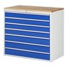 Rau Schubladenschrank Buche-Top und 7 x Schubl.-XXL 4x120 3x150mm