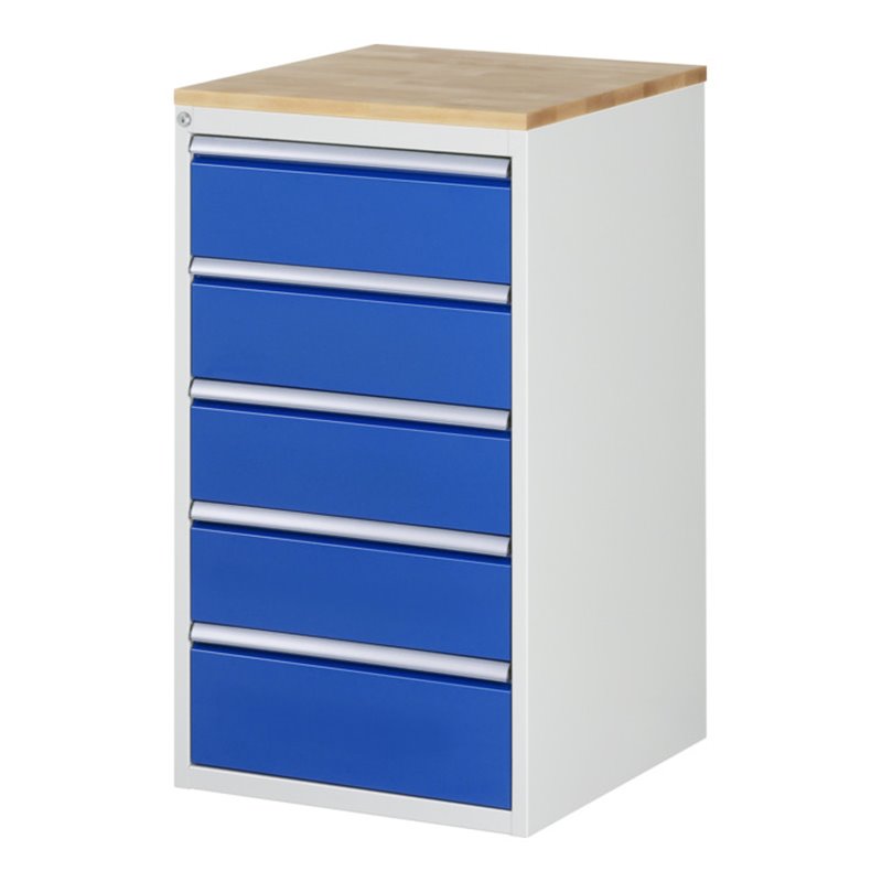 Rau Schubladenschrank Buche-Top und 5 x Schubl.-L 4x180 1x210mm