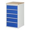 Rau Schubladenschrank Buche-Top und 5 x Schubl.-L 4x180 1x210mm