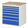 Rau Schubladenschrank Buche-Top und 7 x Schubl.-XL 2x60 2x90 2x120 1x180mm