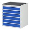 Rau Schubladenschrank m. Anti-Rutsch-Matte 6 Schubl.-XL 6x120mm