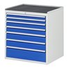 Rau Schubladenschrank m. Anti-Rutsch-Matte 7 Schubl.-XL 2x60 2x90 2x120 1x180mm