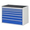 Rau Schubladenschrank m. Anti-Rutsch-Matte 7 Schubl.-XXL 2x60 2x90 2x120 1x180mm